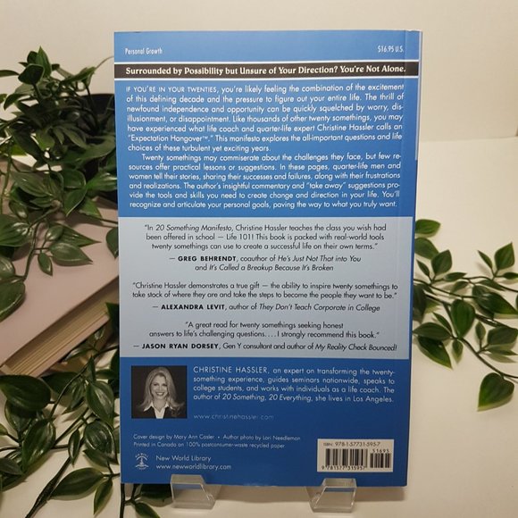 Book 20 Something Manifesto by Christine Hassler Sociology Psychology Education - Picture 3 of 6